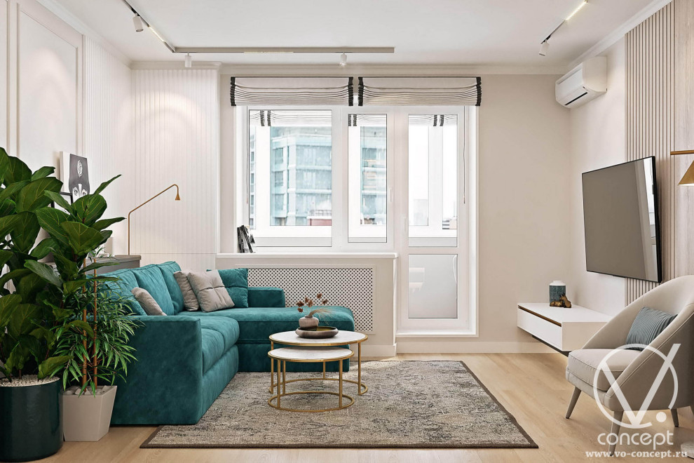 Однокомнатная квартира на востоке Москвы. 45 м.кв.