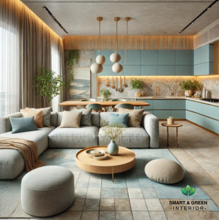 Квартира в стиле Джапанди