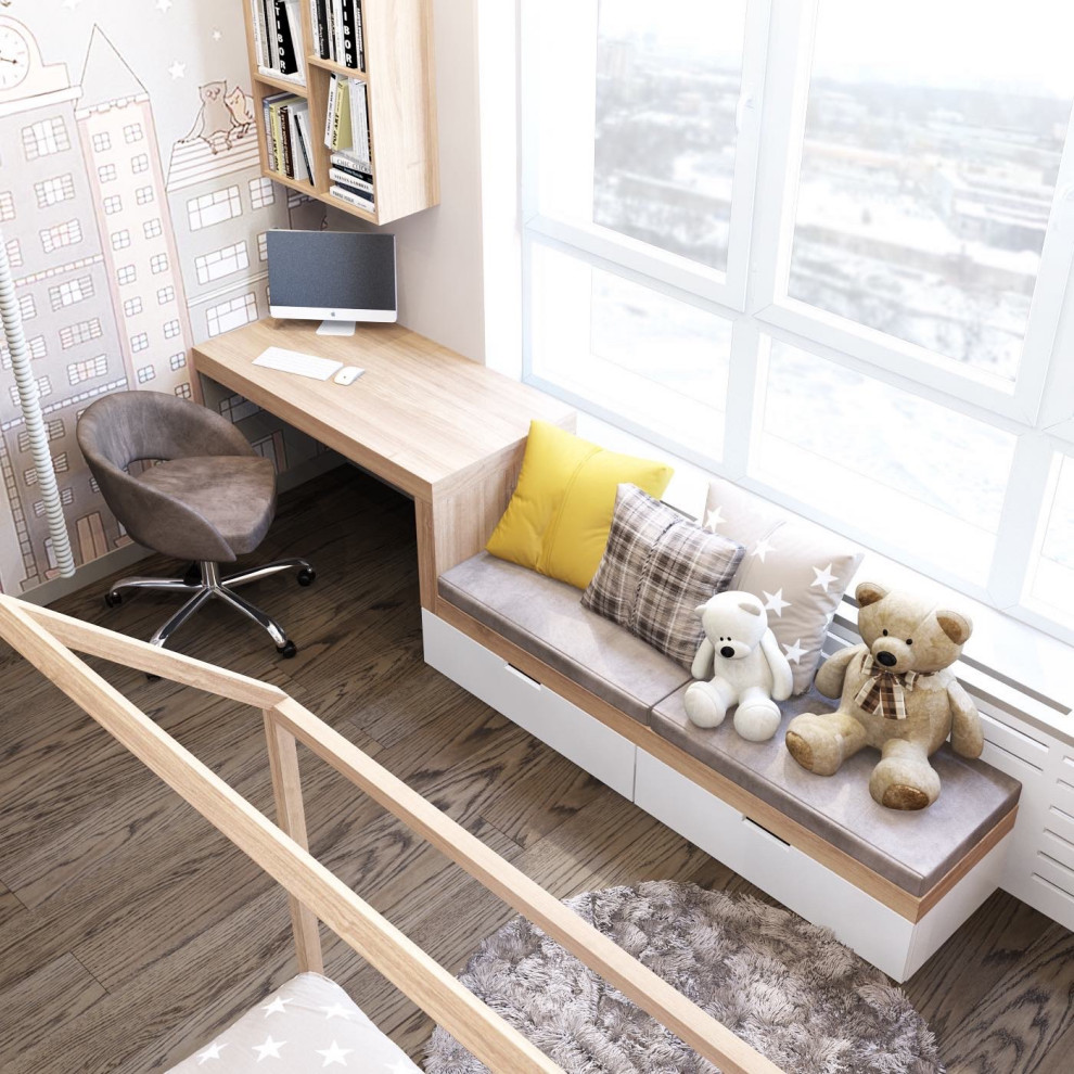 Обложка проекта: Дизайн детской комнаты в жк «сердце Столицы»