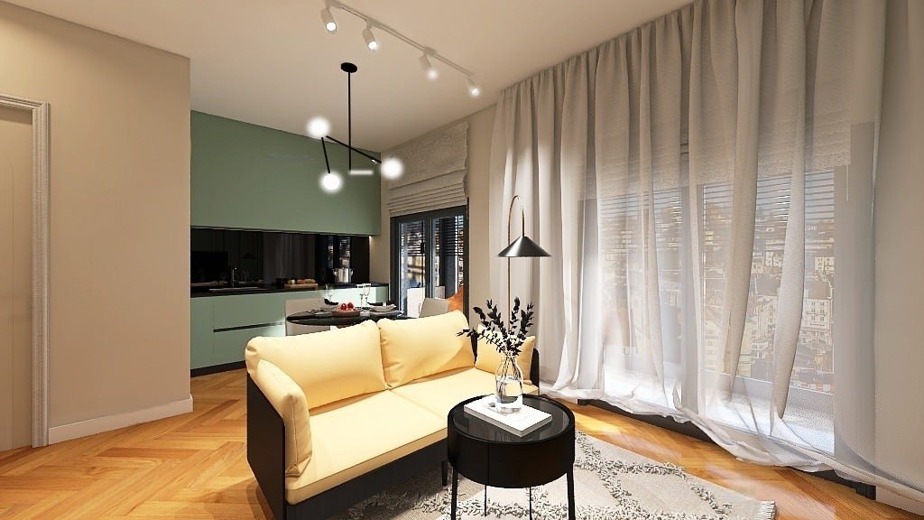 Обложка проекта: Однокомнатная квартира для девушки