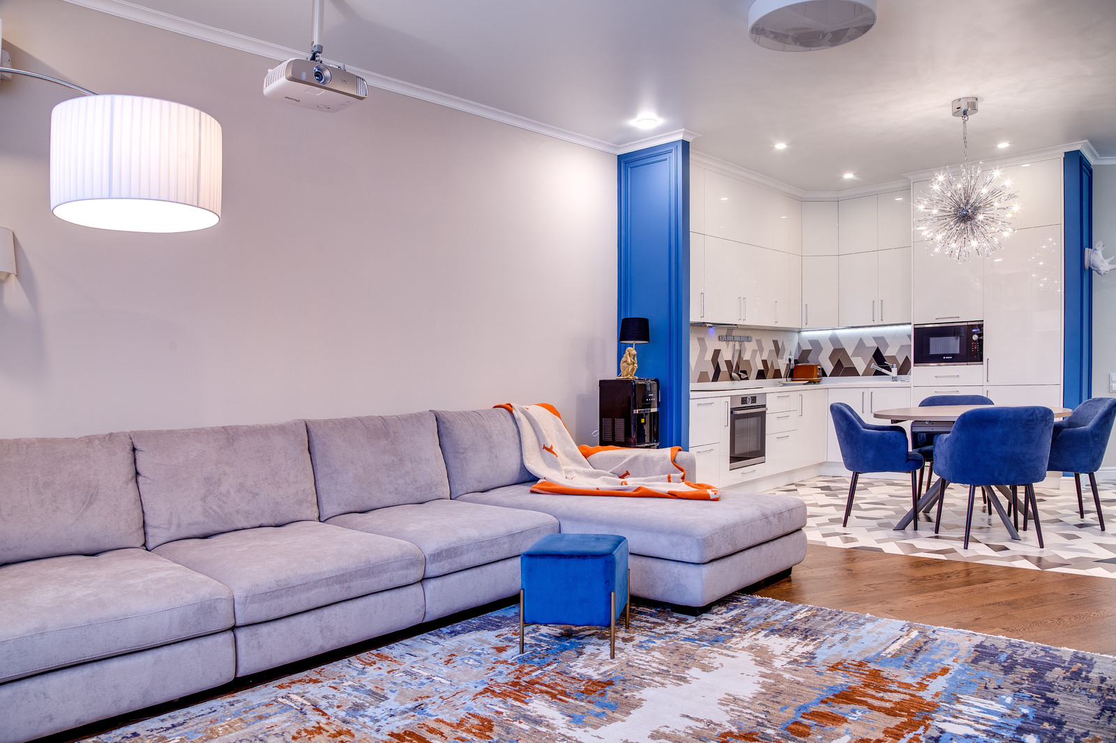 Квартира 130м2 в стиле Нео классика