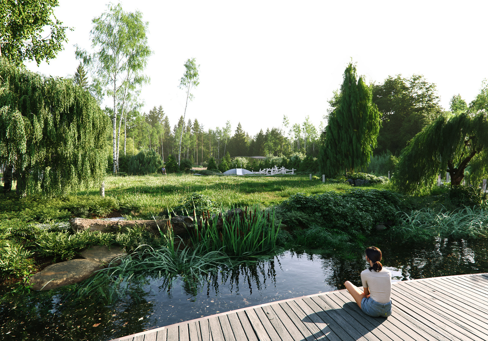 Обложка проекта: Парк в КП «Папушево Парк»