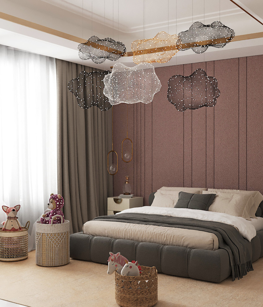 Обложка проекта: Проект детской спальни для девочки