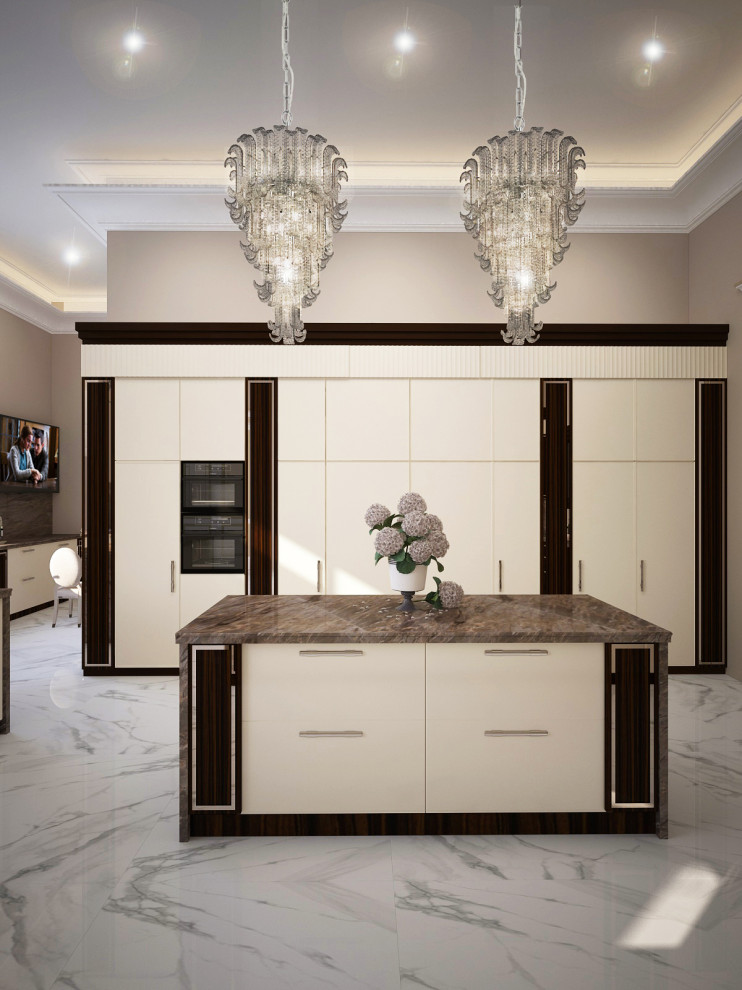 Кухня в загородном поселке "Парк Вилль". Рублевка.