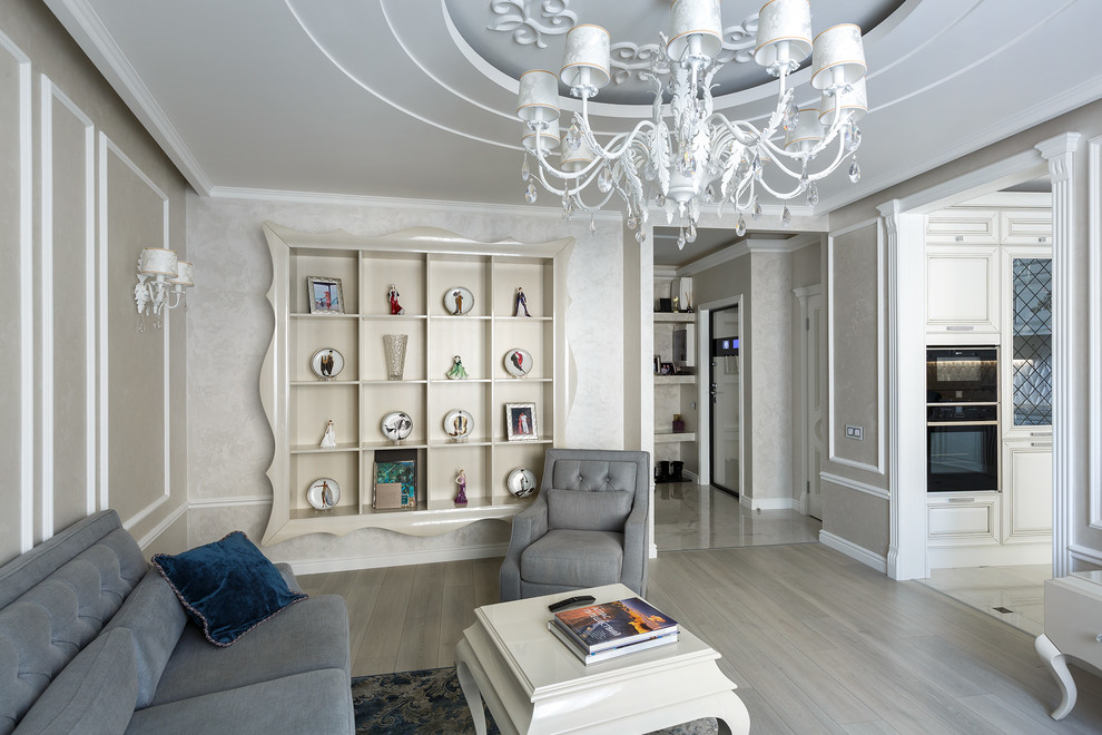 Реализованный проект 3хкомнатной квартиры в классическом стиле с элементами Ар Д