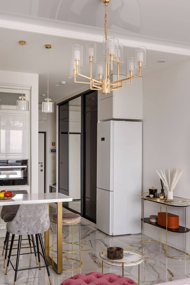 Дизайн и ремонт квартиры в ЖК «Хедлайнер» — Высокая мода