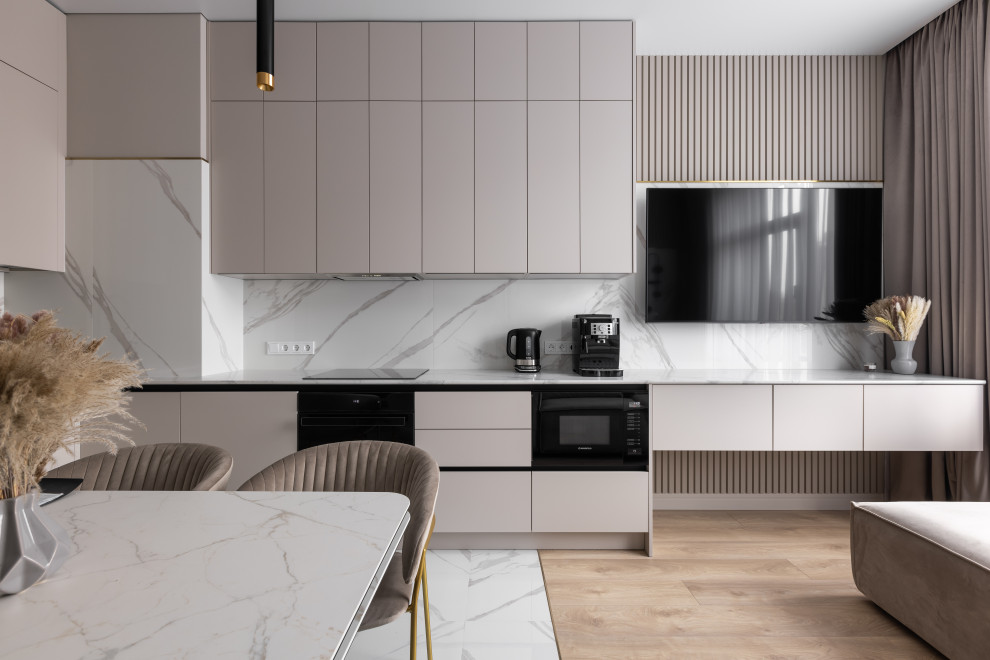 Светлая квартира в цвете кашемир