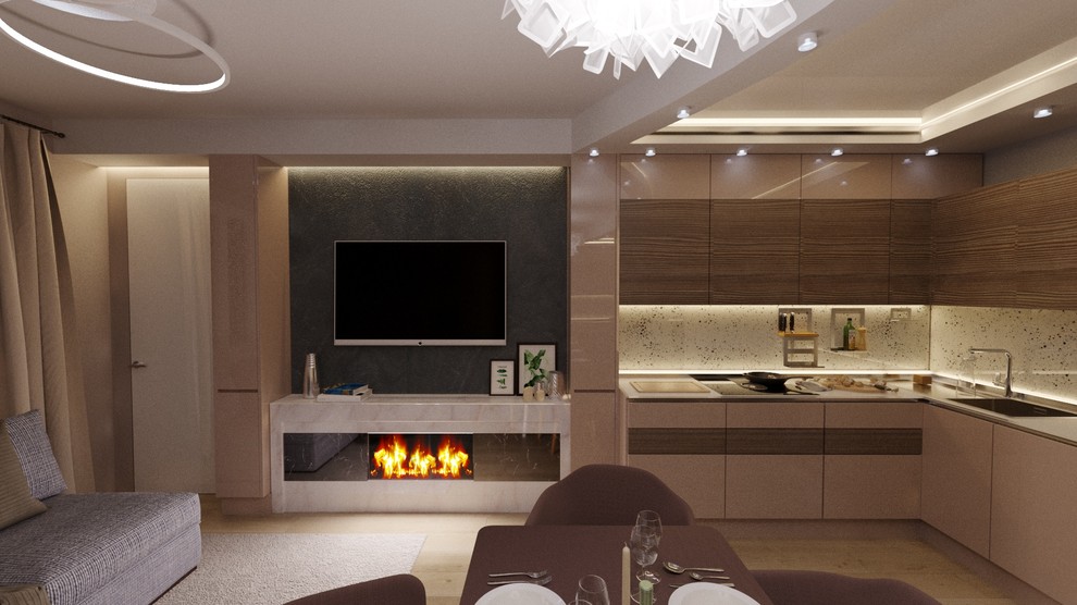 Трех-комнатная квартира для четырех человечной семьи.