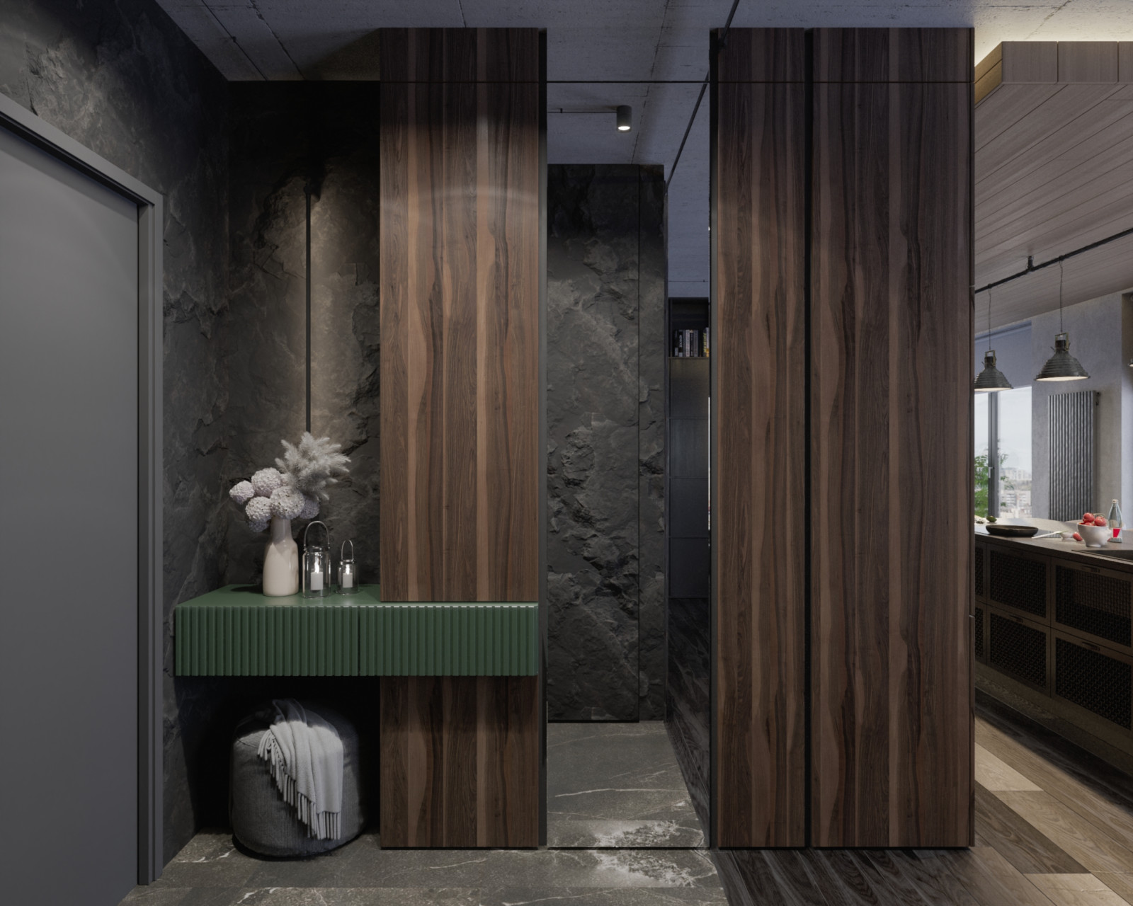 Квартира в стиле лофт, 105 м2