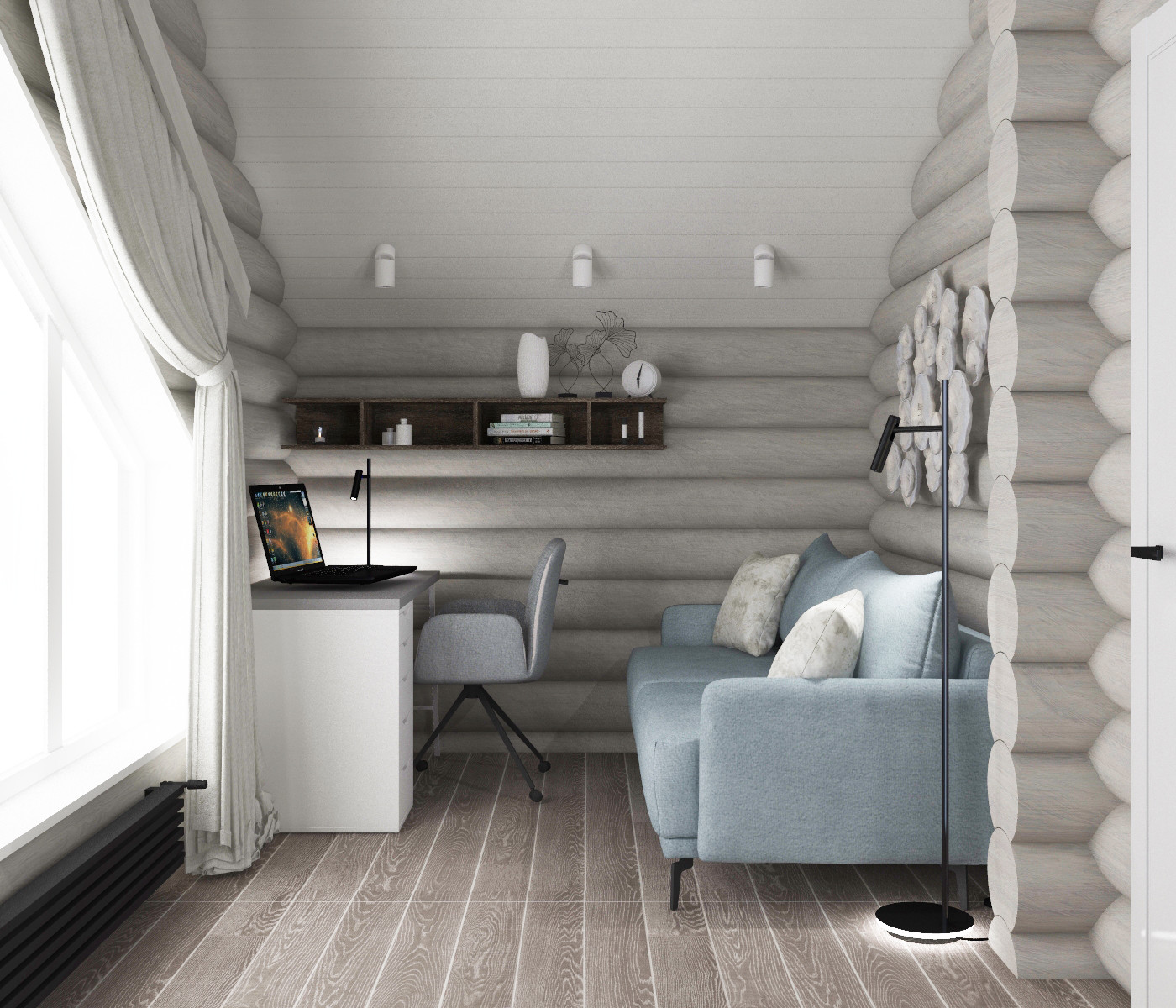 Проект загородного дома из сруба