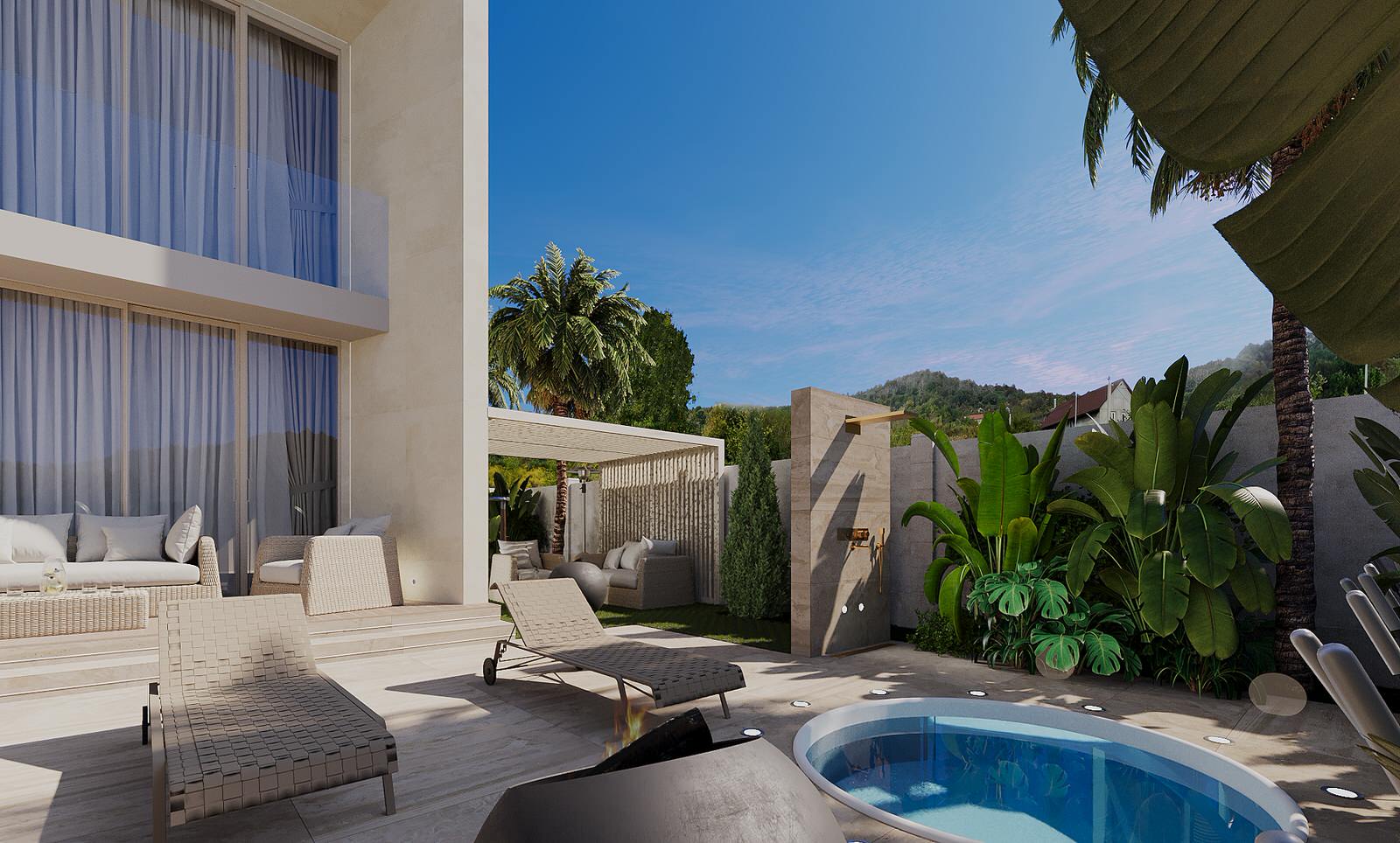 Архитектурный проект 2-ух этажной MINIVILLI.terra