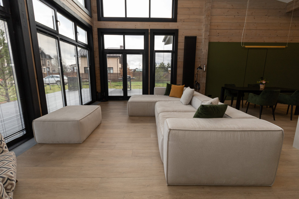 Ремонт дома из клеевого бруса 170 кв. м