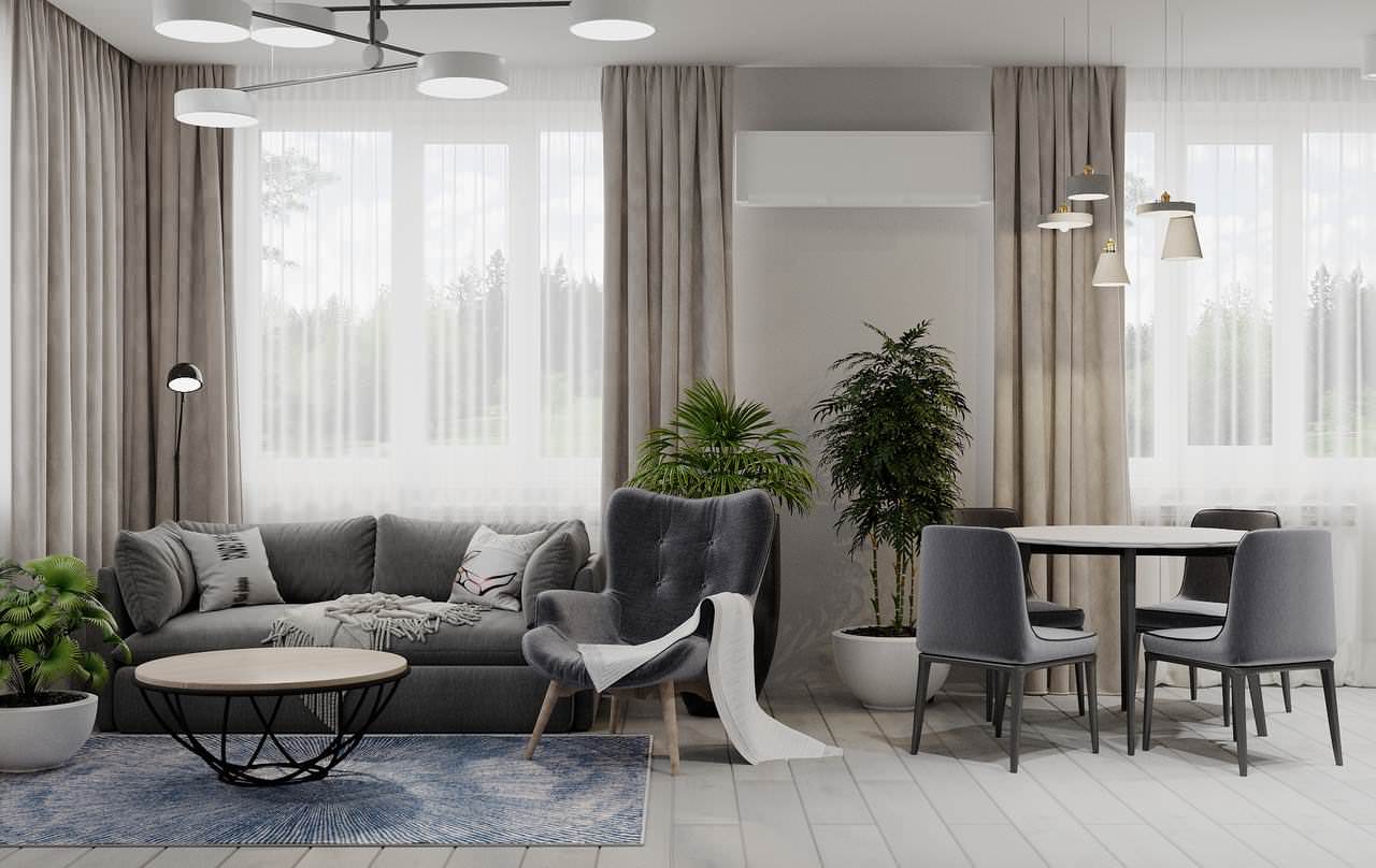 ДИЗАЙН ПРОЕКТ ПАСТЕЛЬНЫЙ ГОЛУБОЙ