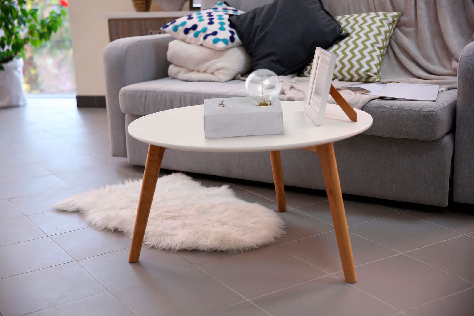 Зона отдыха в уютной гостиной