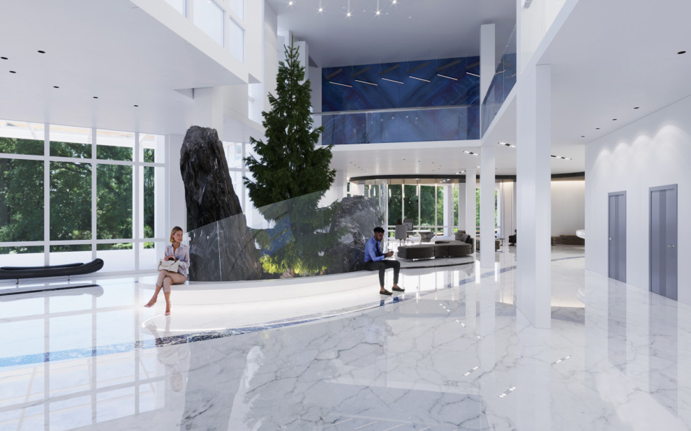 Концепция холла общественного здания