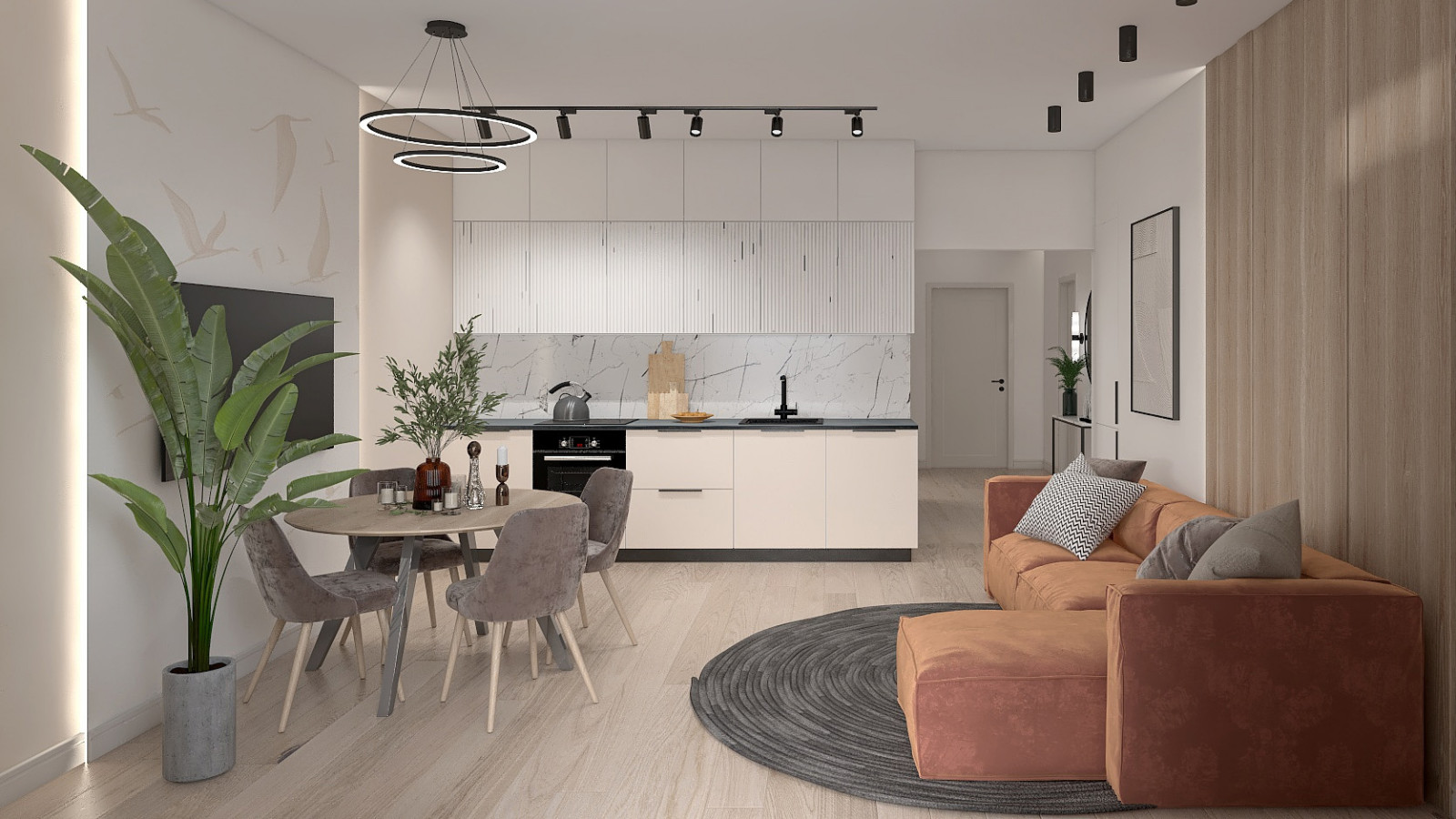 2-х комнатная квартира для пары фрилансеров