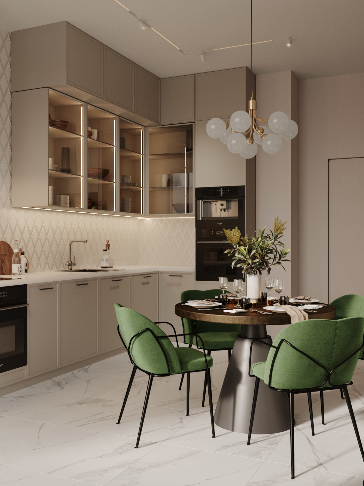 Четырехкомнатная квартира в ЖК Платинум