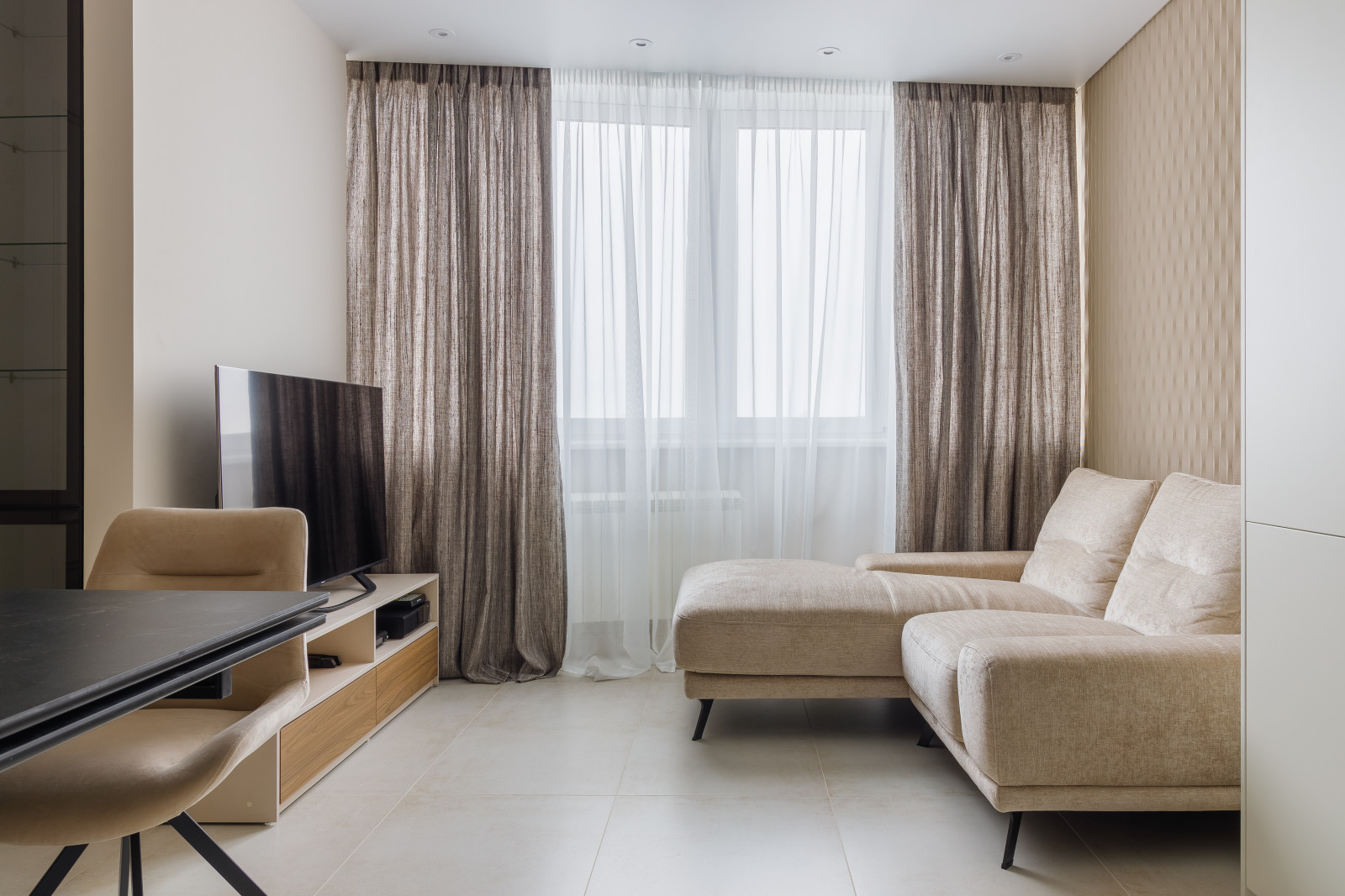 2х-комнатная квартира в современной классике и минимализме