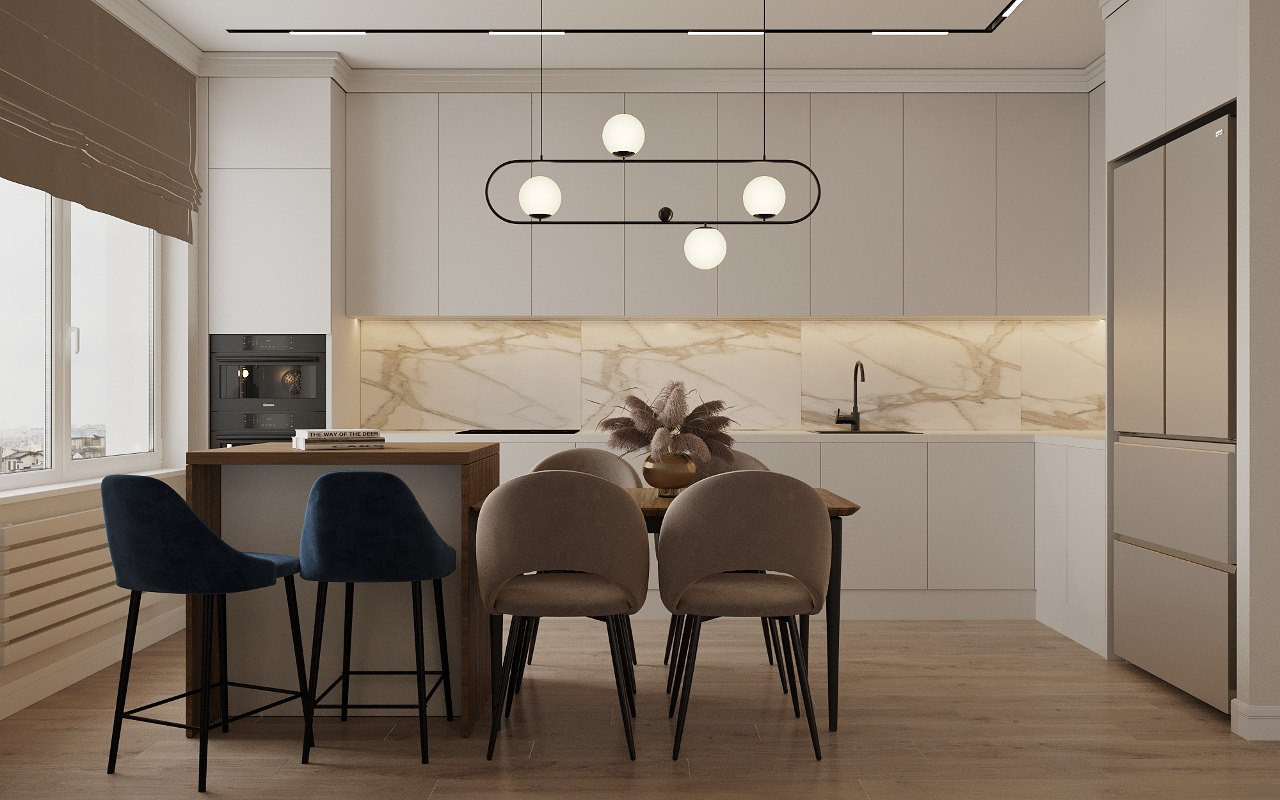 Дизайн 3-х комнатной квартиры в ЖК ГАЛАКТИКА PRO