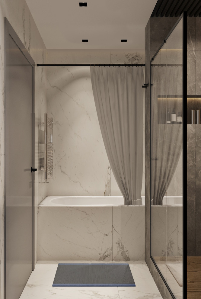 Дизайн трёхкомнатной квартиры  97 м2