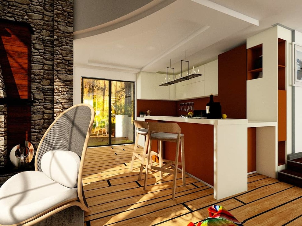 Дизайн-проект загородного дома в Орловской области