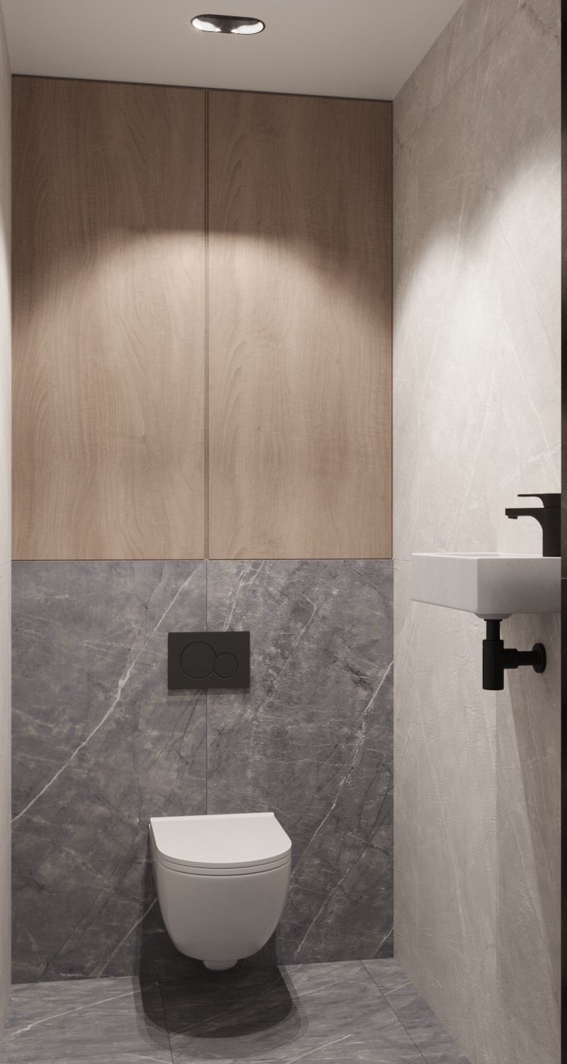 Дизайн-проект 3х комнатной квартиры в ЖК ОЗОН, площадью 98 м2