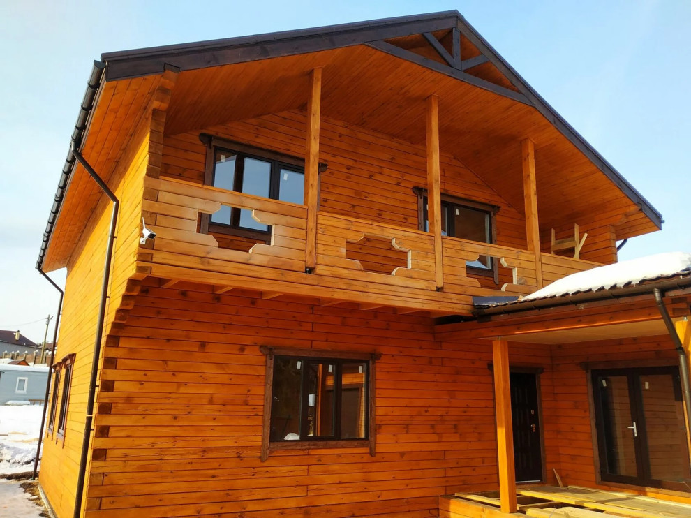 Обложка проекта: Дом из бруса "Ясный 160"