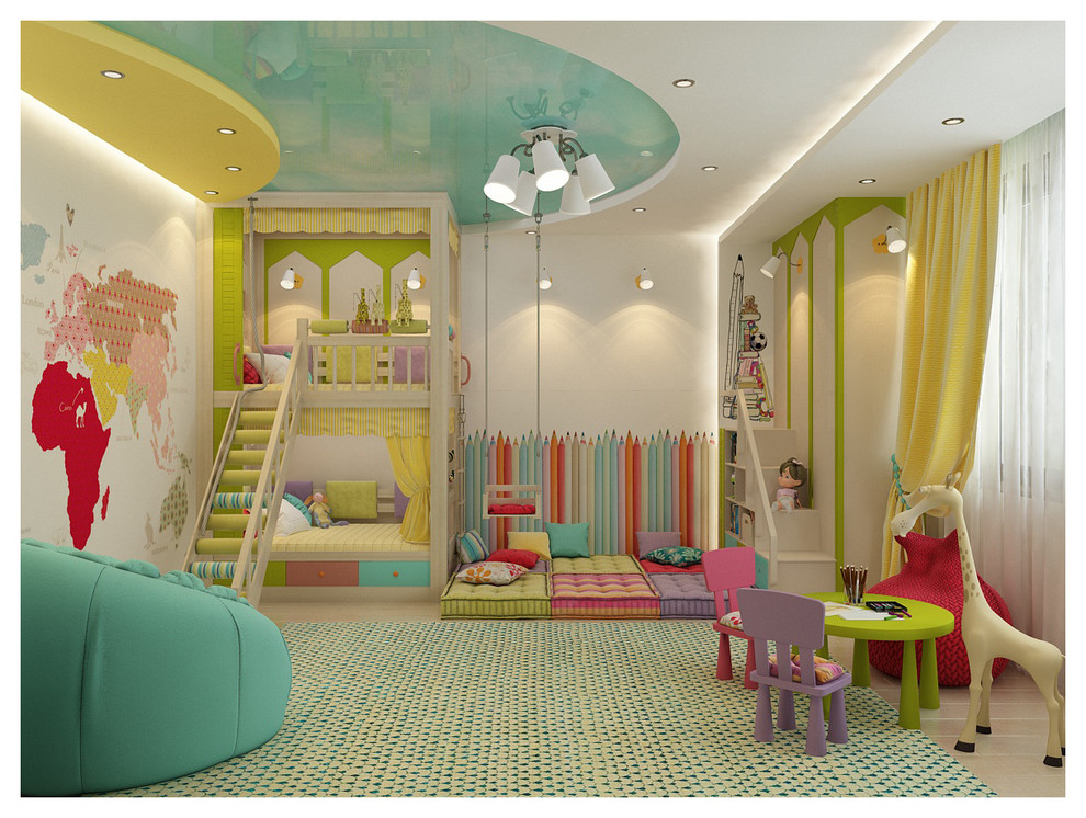 Двухэтажный дом в современном стиле