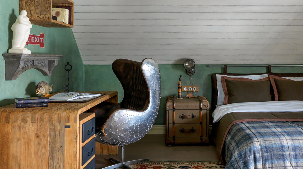 Комната молодого человека в стиле лофт