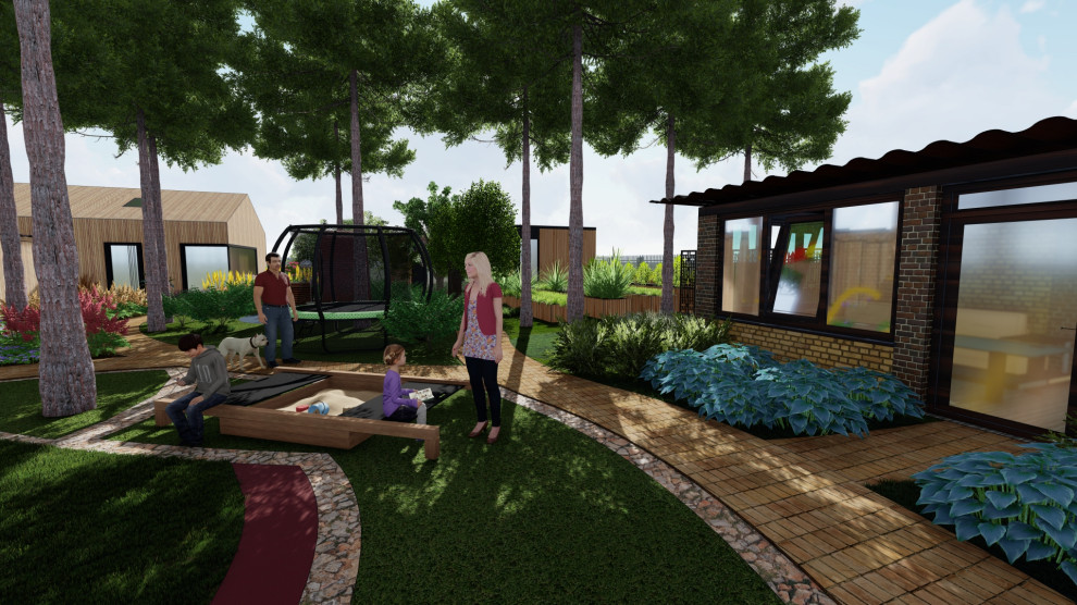 На поляне в лесу