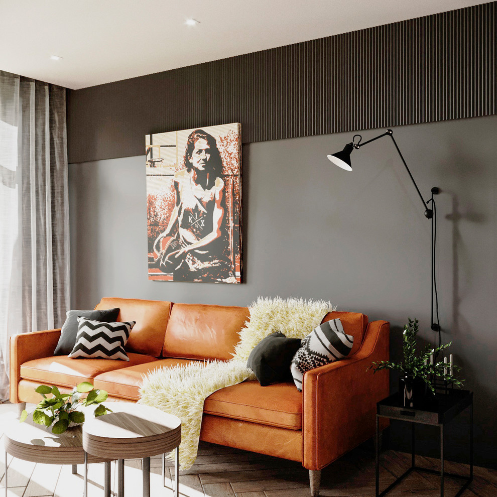 Обложка проекта: Кухня-гостиная в стиле лофт