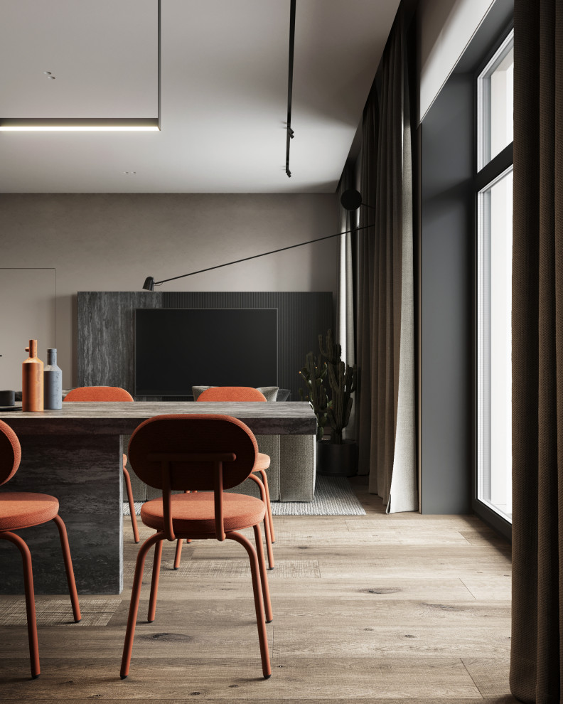 Flat in natural colours | Квартира в природных оттенках