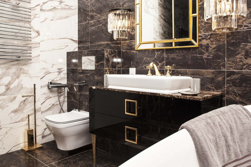 Помпезный Арт-деко в квартире на Нагатинской