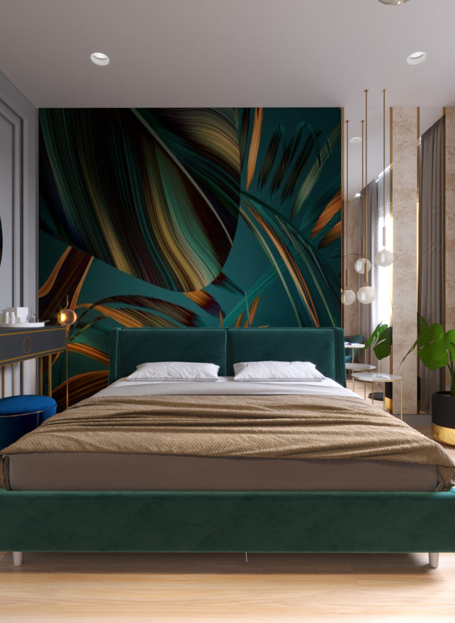 Обложка проекта: Спальня в современном стиле