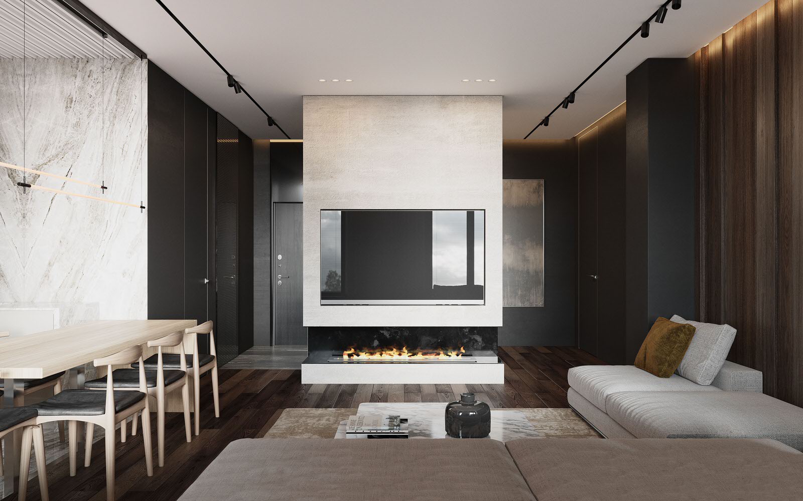 Интерьер ЖК Futurist "Место силы"