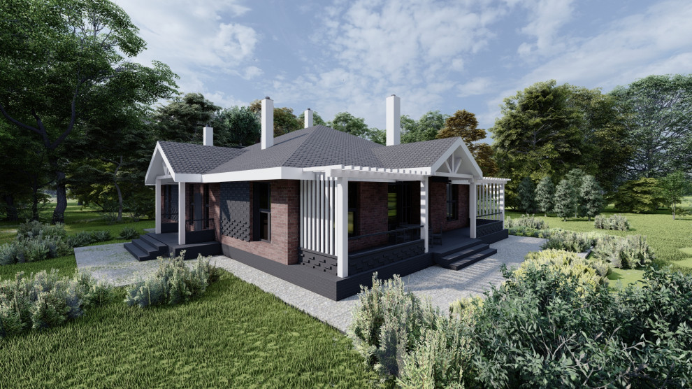 Обложка проекта: Проект одноэтажного дома