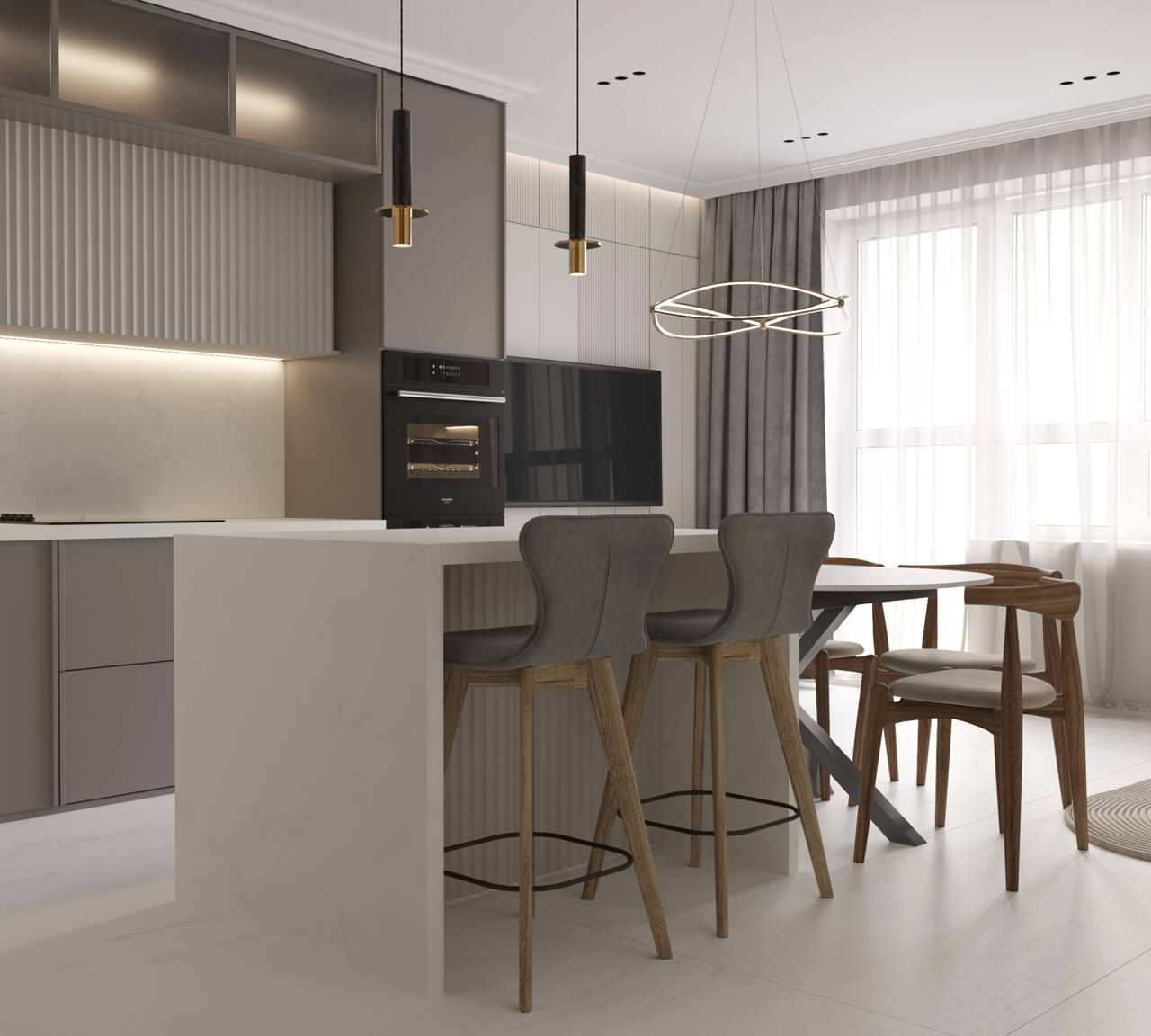 Дизайн квартиры в современном стиле