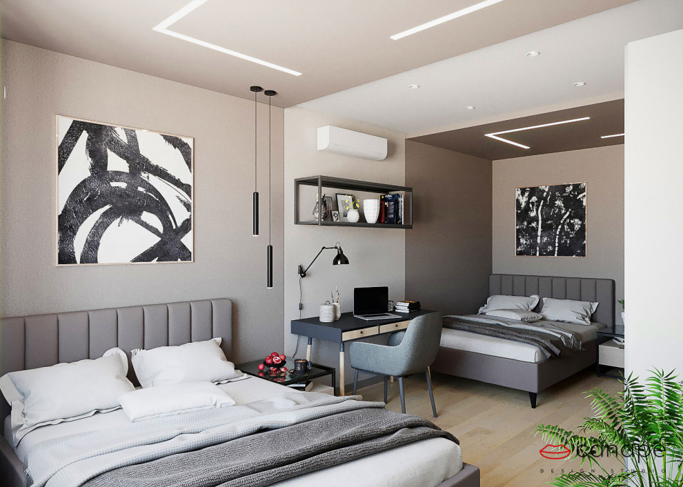 Двухуровневая корпаративная квартира