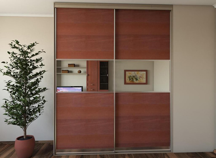 Современный дизайн шкафов-купе с фасадами ЛДСП