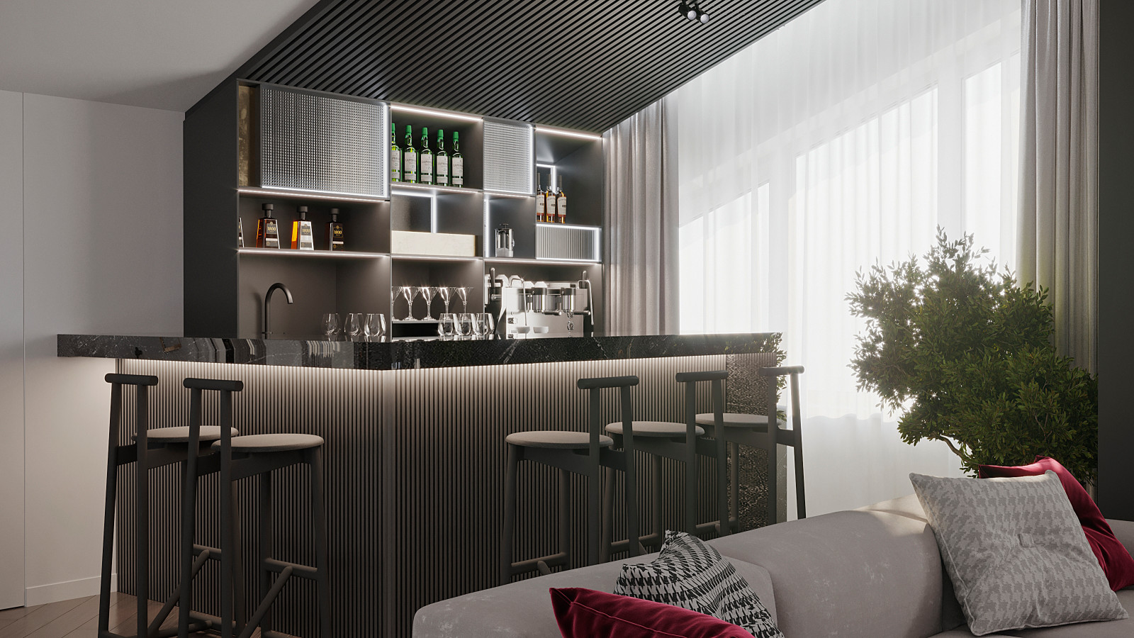 Дизайн-проект загородного дома 239 м2 в Воронеже