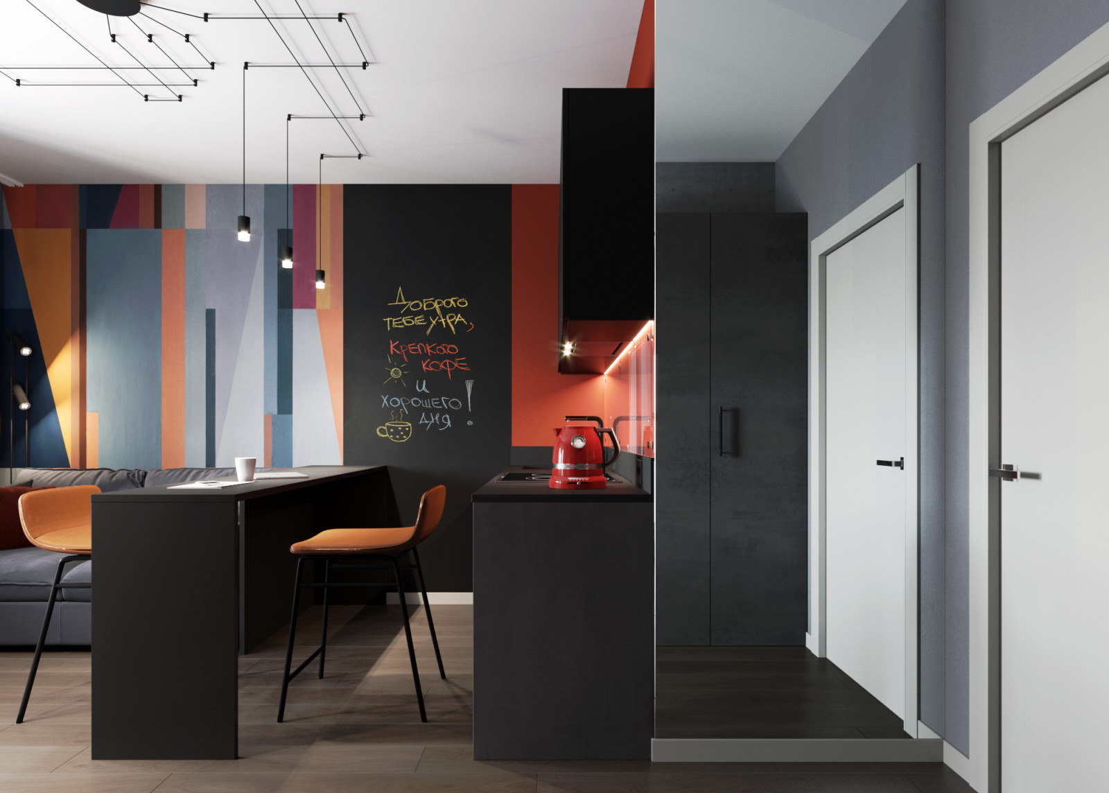 Квартира-студия на Яхтенной