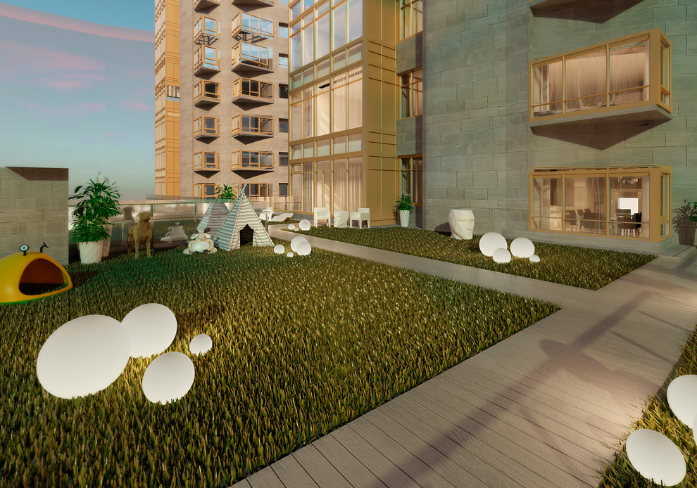 Квартира с террасой в клубном доме Диадема