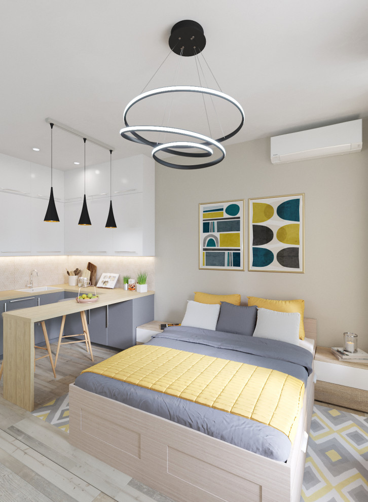 Дизайн-проект апартаментов под сдачу 28кв.м.