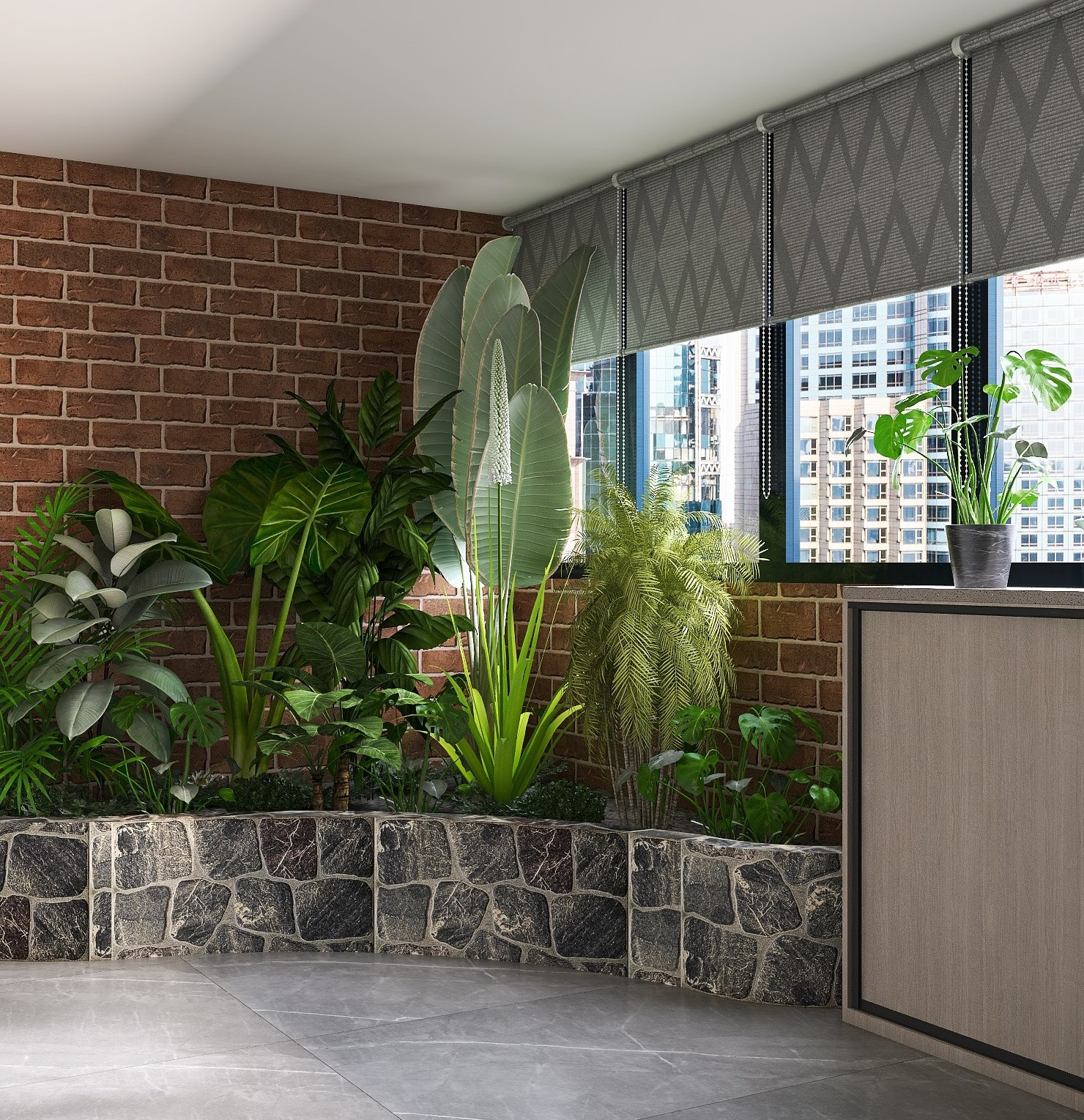 Дизайн кухни-гостиной с балконами