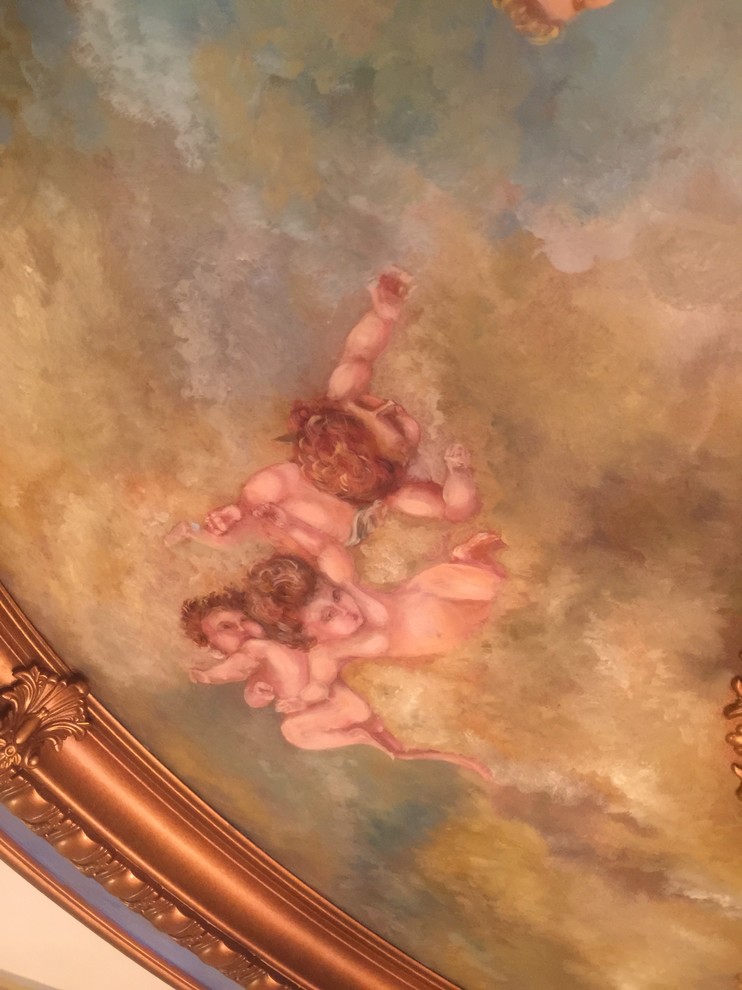 Роспись потолка.Франция