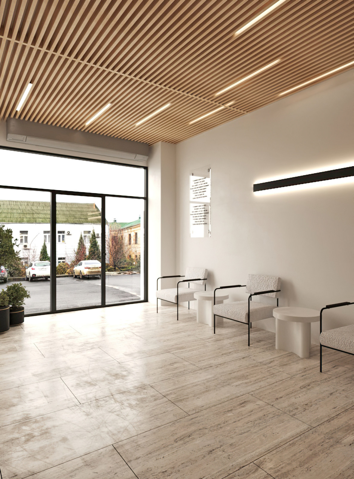 Концепция интерьера офисного здания