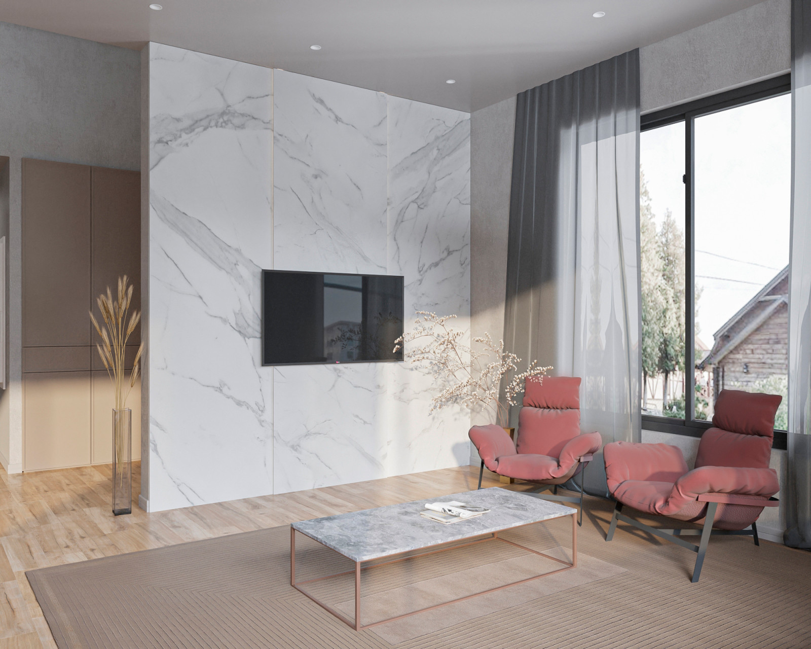 Дизайн опенспейса в Израиле 2 вариант