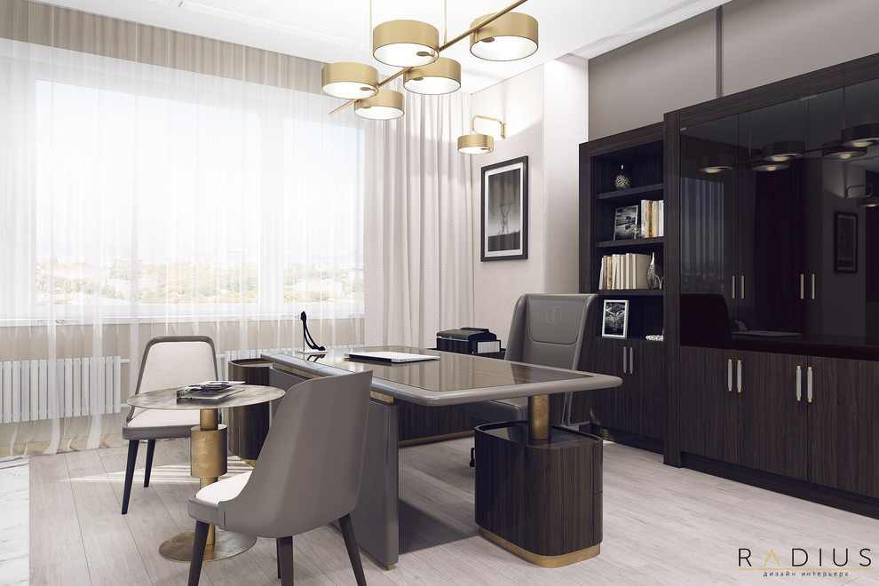 Обложка проекта: Приемная генерального директора компании "Россети" (214м2)