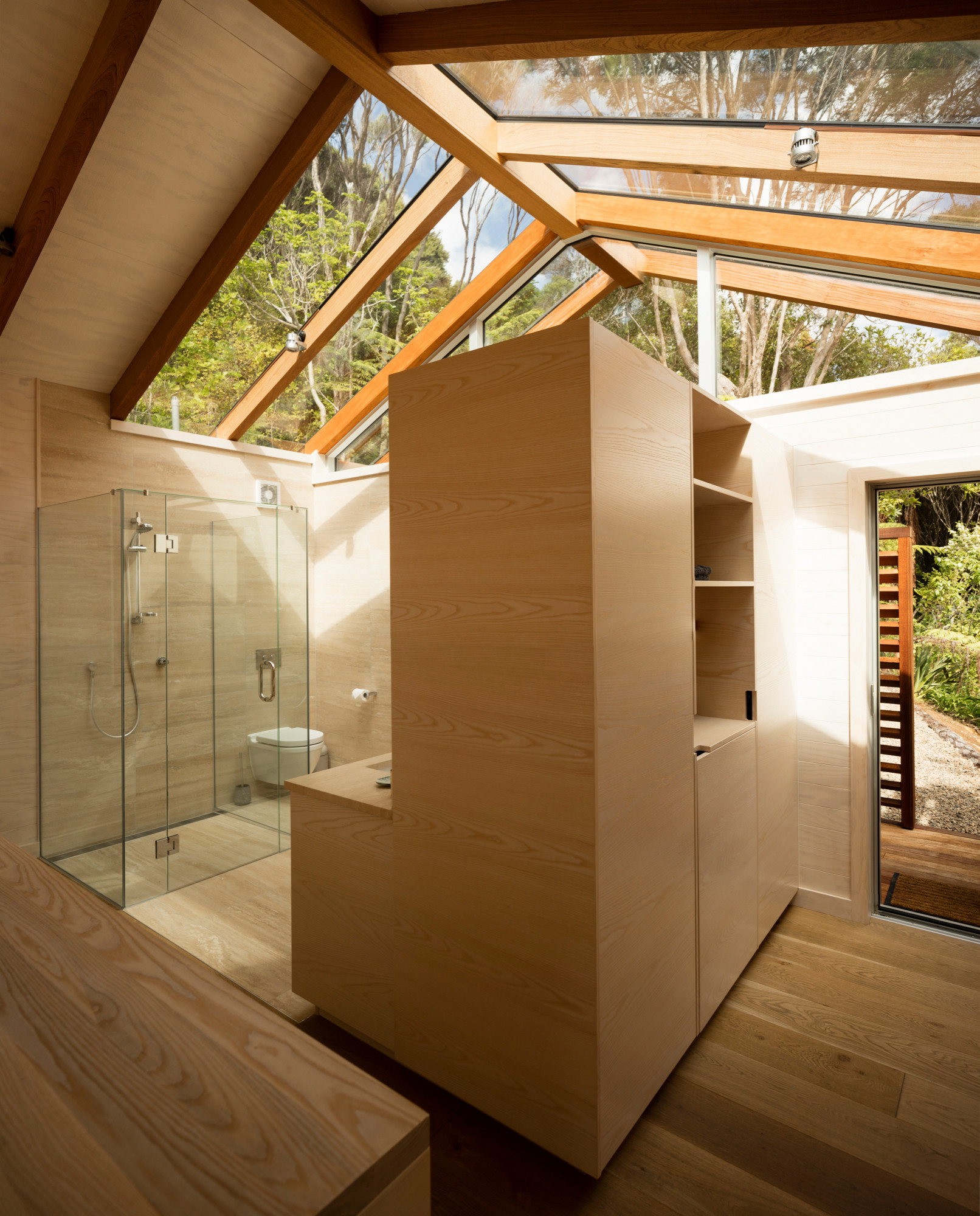 Houzz Новая Зеландия: Как пляжный домик оказался в буше
