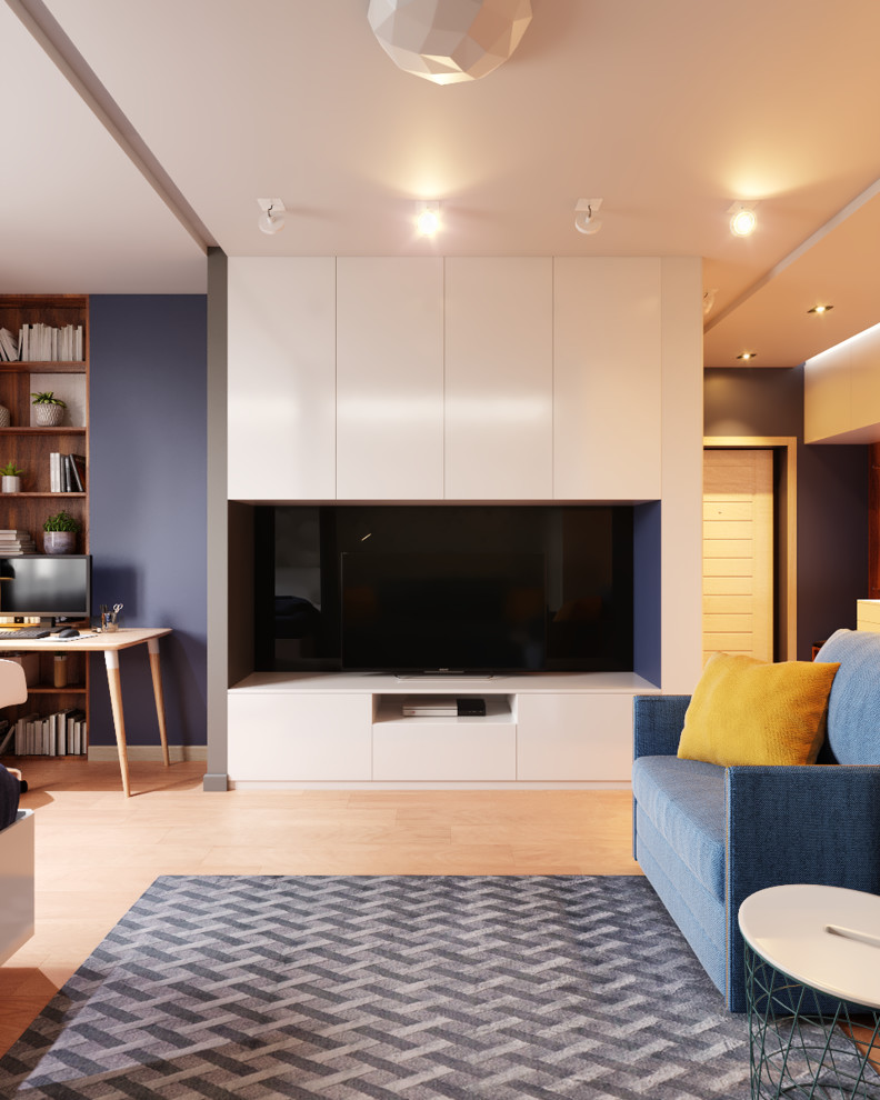 Обложка проекта: Красочная квартира для молодой семьи